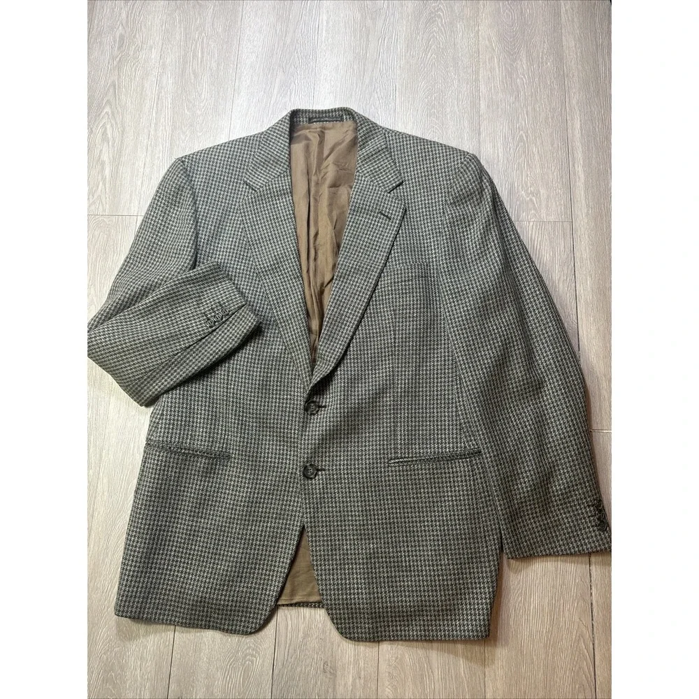 Ermenegildo Zegna Soft Silk Blend Sport Coat Blazer Jacket Men's 44R Woven‎ Rare